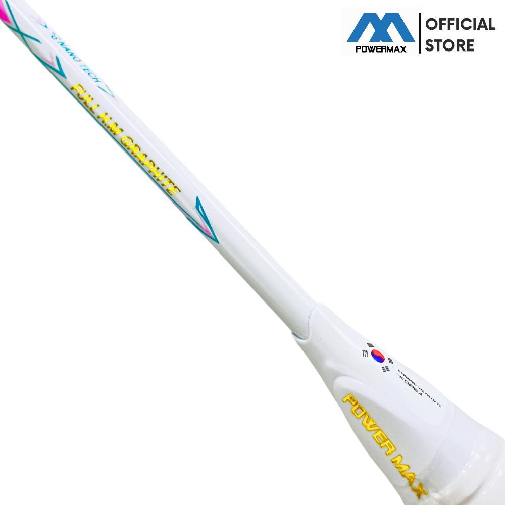 BEST SELLER POWERMAX RAKET BADMINTON AIR BOOSTER 100 RINGAN 7U 30 LBS FRAME BULUTANGKIS WANITA FULL 