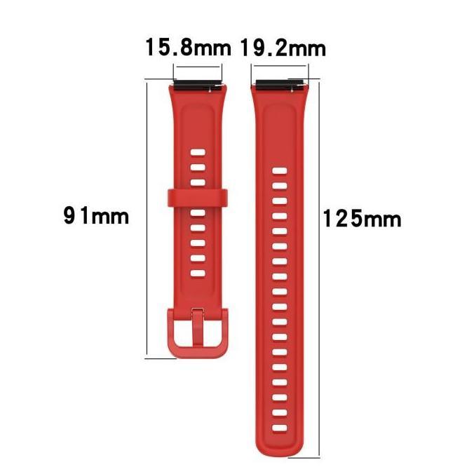 Strap Silicone Tali Smartwatch Rubber for Huawei Band 7