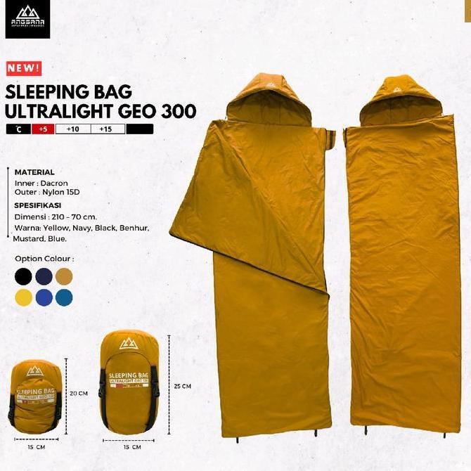 SLEEPING BAG ANGSANA GEO 300 COMPRESSION SACK Limited Edition