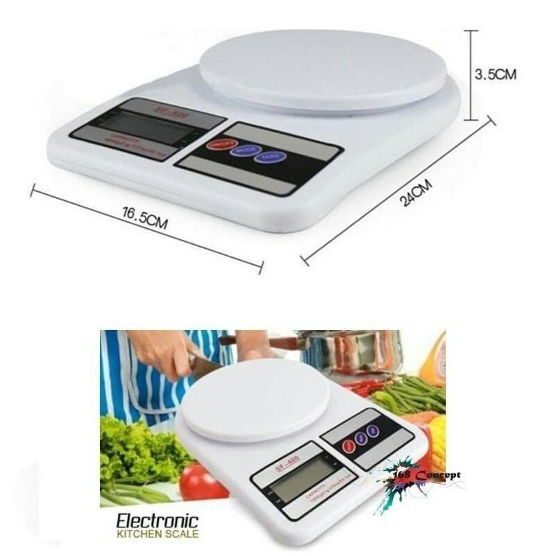 pengiriman cepat Timbangan digital dan manual 5 kg gram Kitchen scale Timbangan kue buah SF-400 10KG