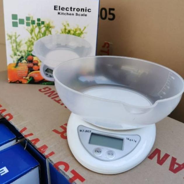 BESTPROMO [GROSIR] TIMBANGAN TIMBANG DIGITAL WADAH KUE MANGKOK MANGKUK 5KG 5 KG 5000 5000G 5000GR GR