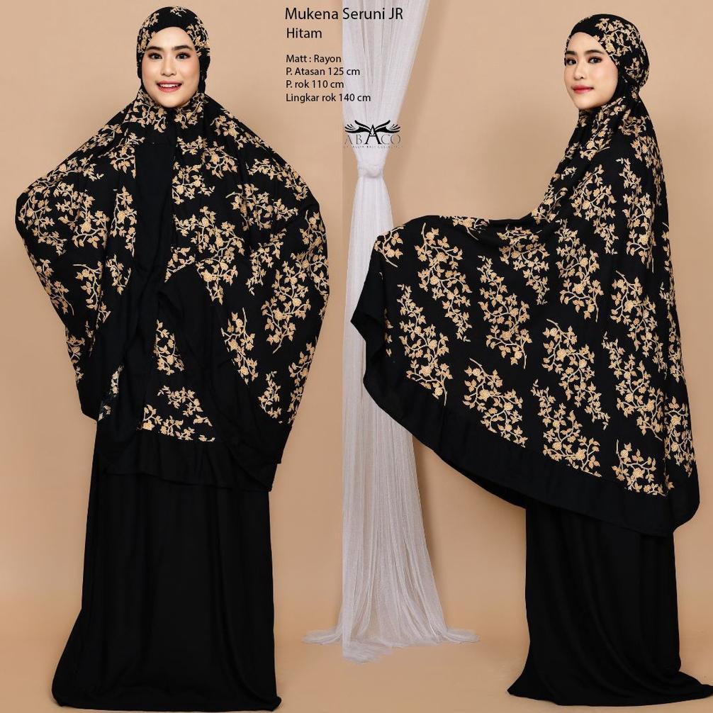 Viral  Mukena Bali Dewasa Jumbo Seruni Jr Rayon