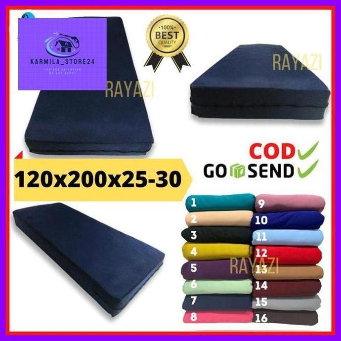 Sarung Kasur Uk.120x200x25-30 cm POLOS Untuk SPRINGBED