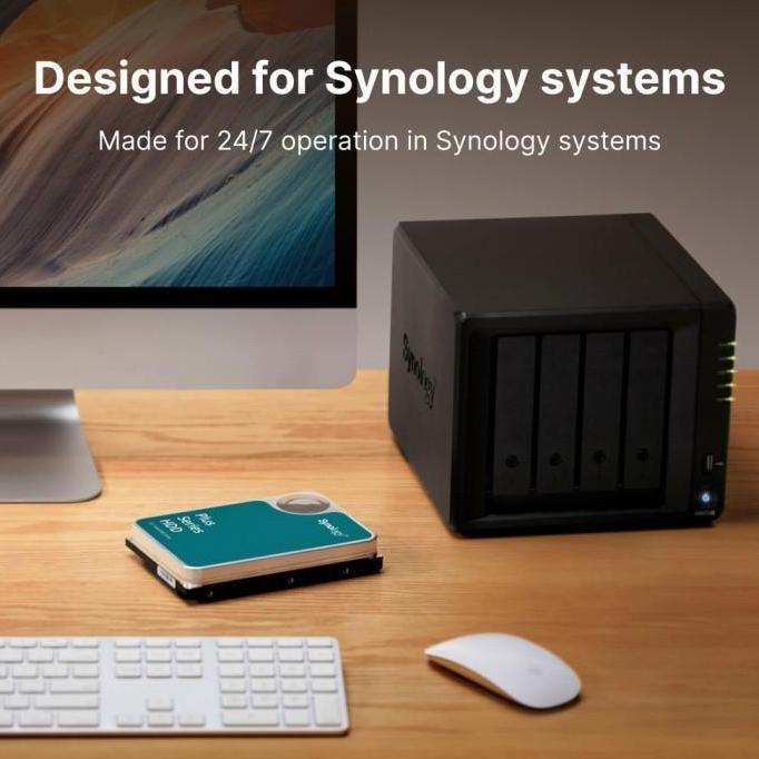 Synology Sata Plus Hat3300-4T 4Tb 3.5" Hdd/ Hd/ Hardisk/ Harddisk Internal Nas Kualitas Terbaik Harg