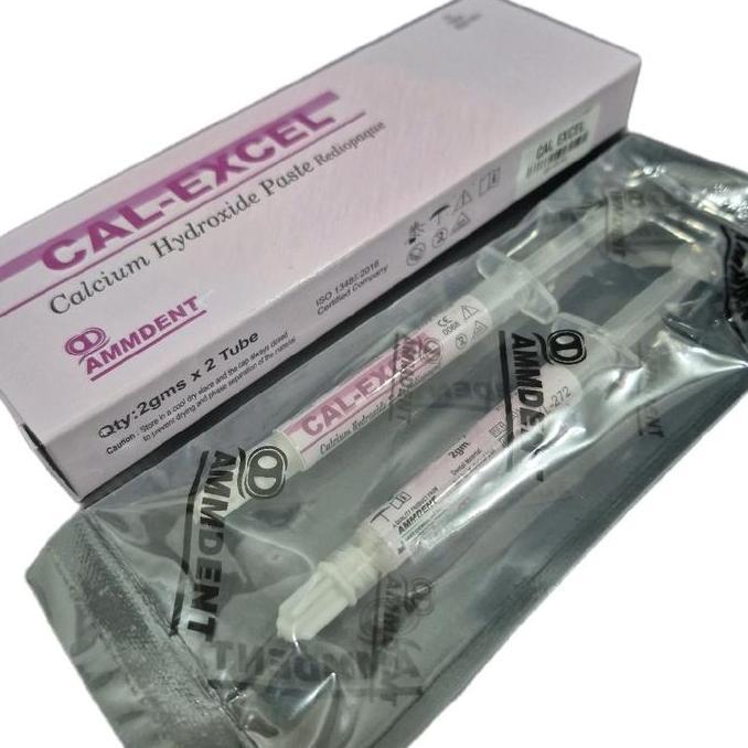 CAL-EXCEL Calcium Hydroxide Paste Radiopaque Ammdent / CalExcel Dental Perawatan Saluran Akar