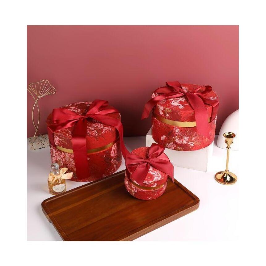 +++++] Box Tabung Hampers Biru Imlek Tas Jinjing Packaging Hampers Souvenir Gift Chinese New Year