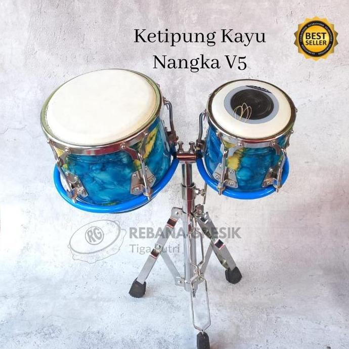 HARGA DISKON Ketipung Dangdut Koplo Satu Set Kayu Nangka Plus Cagak Kendang Koplo Ketipung Murah