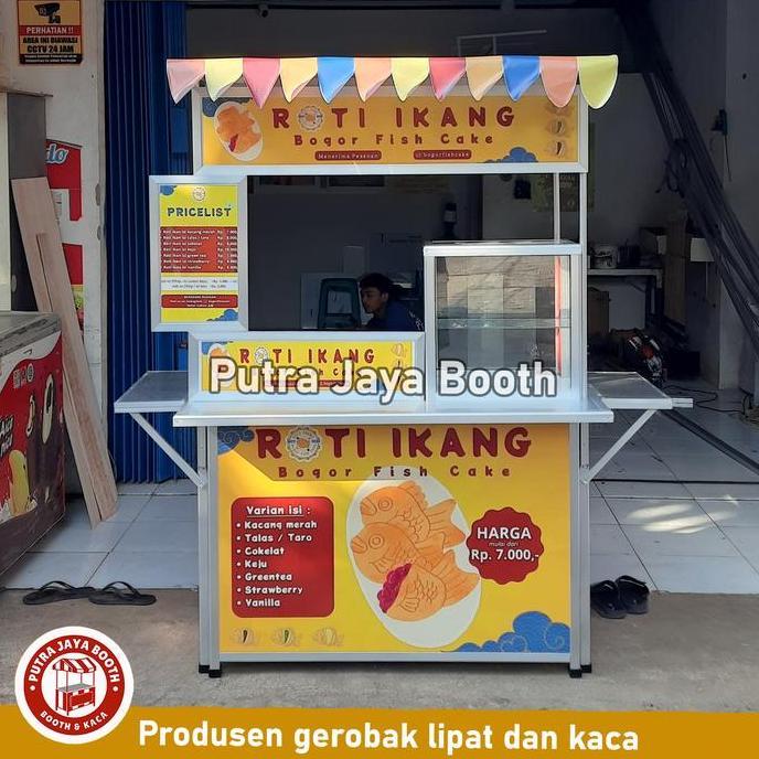 Terlaris Booth Portable Etalase Chicken Ukuran Jumbo P.120 Cm L.80 Cm T.80 Cm