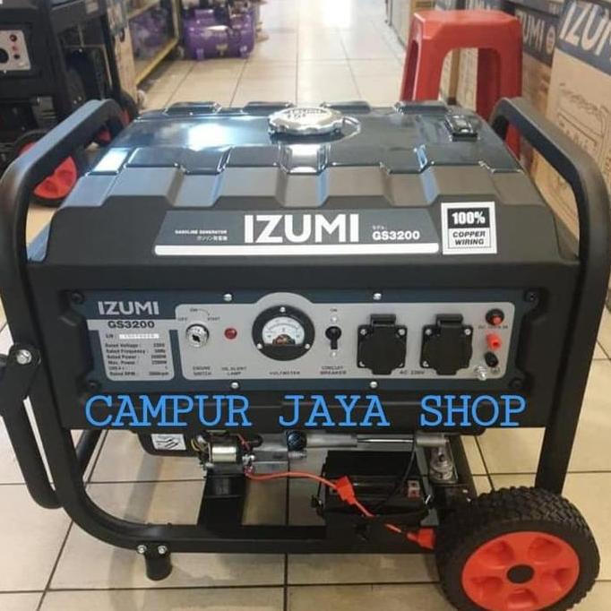 Mesin Generator/Genset/Jenset Listrik 2000 Watt Izumi Gs-3200/Murah
