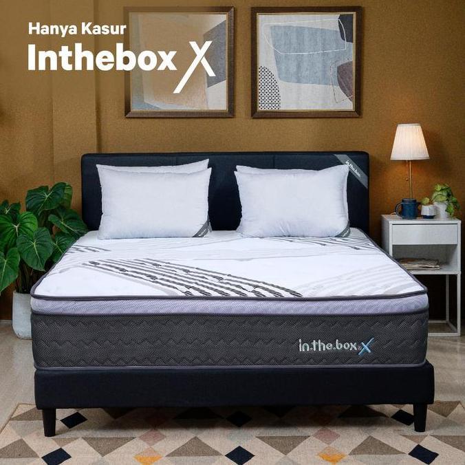 Kasur Springbed INTHEBOX X Ukuran 120x200 (Full) - FREE BANTAL