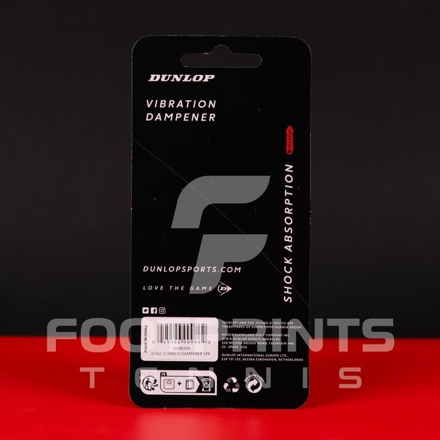 Peredam Tenis Dunlop Vibration Damp Anti Getar Dampener Tennis Damper - Red Black