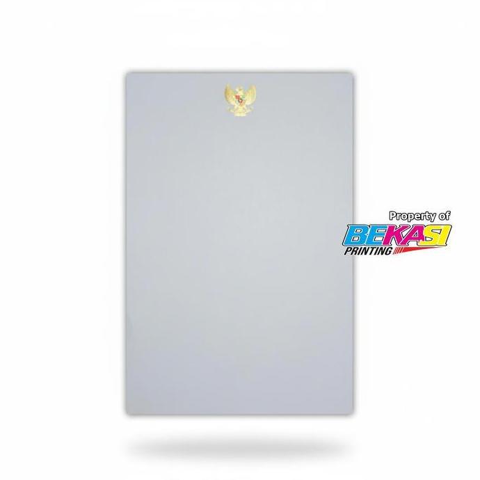 BEBAS ONGKIR - 100 GSM Letterhead Foil Cetak Kop Surat HVS Poly Hotprint Gold Emboss ALL COLOR