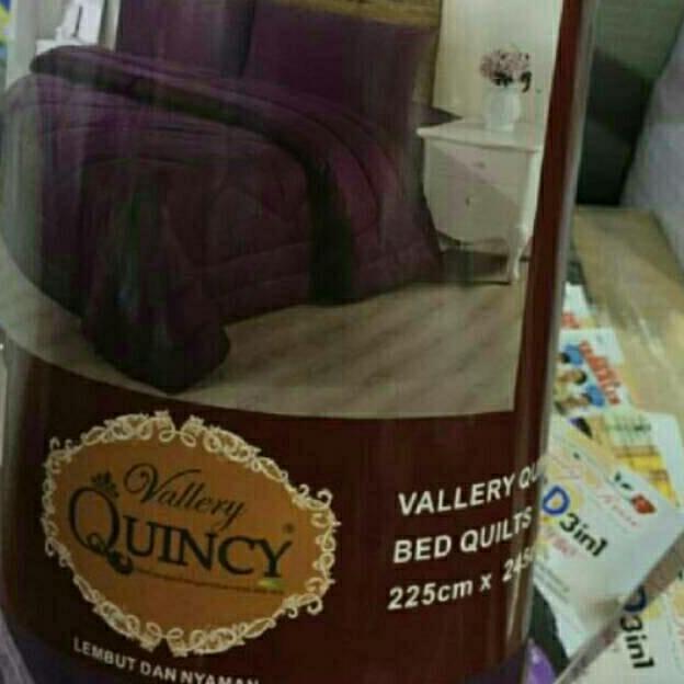 IROSAKA BEDCOVER SAJA VALLERY QUILT KEMASAN KANTONG 225X245 CM