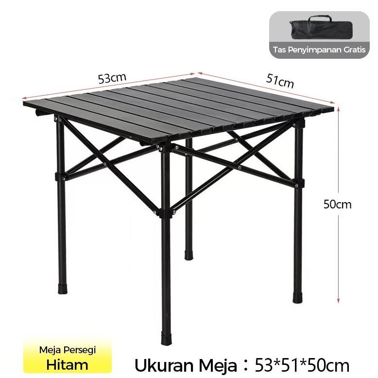 Uhouse Set Kursi Lipat & Meja Camping / Set Perlengkapan Camping Outdoor