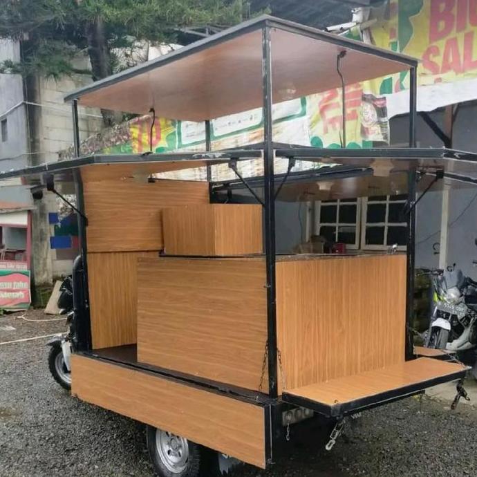 Terlaris Gerobak Motor Jualan Food Truck,Food Truck Motor Roda Tiga,Gerobak Jualan Motor Roda Tiga,B