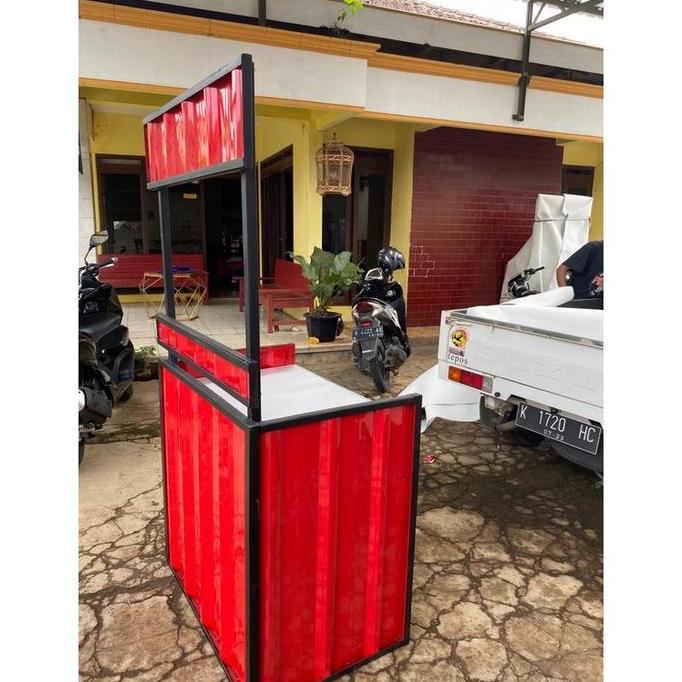 Terlaris Terlaris Booth Lipat Murah / Gerobak Lipat Termurah Promo 90X60X180 / Booth Container Termu