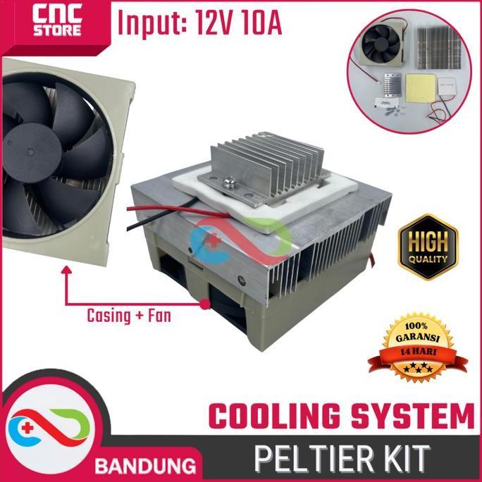 SPORTOV Peltier Cooling System Kit Pendingin Peltier TEC1-12706 Set Heatsink Sistem Pendingin Elektr