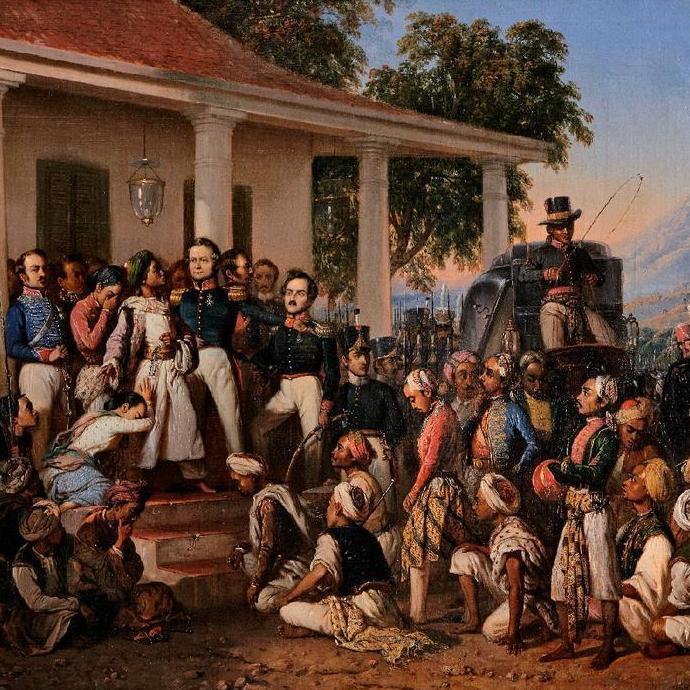 Terlaris Lukisan Raden Saleh The Arrest Of Pangeran Diponegoro Painting Terlaris