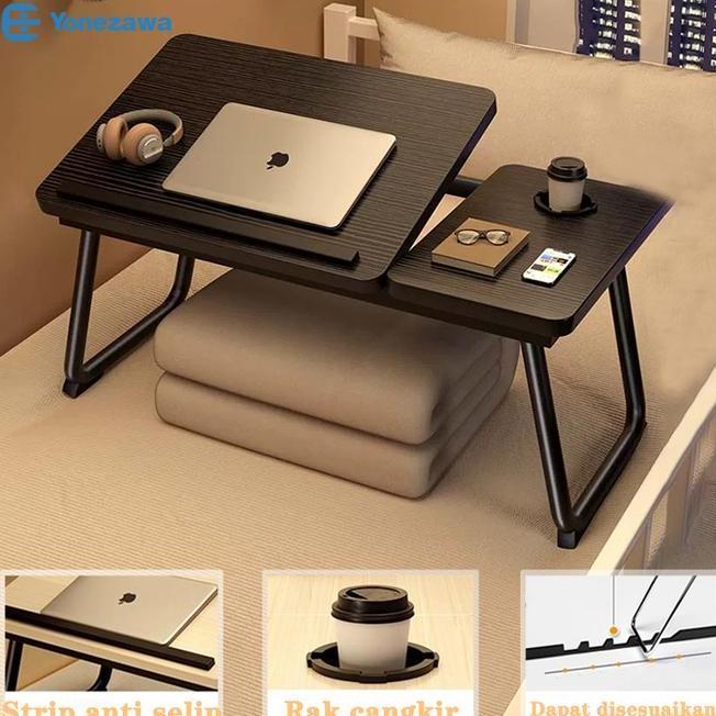 Cod Meja Lipat Di Kasur Minimalis Untuk Mahasiswa Meja Belajar Komputer Dengan Desain Praktis Dan Te