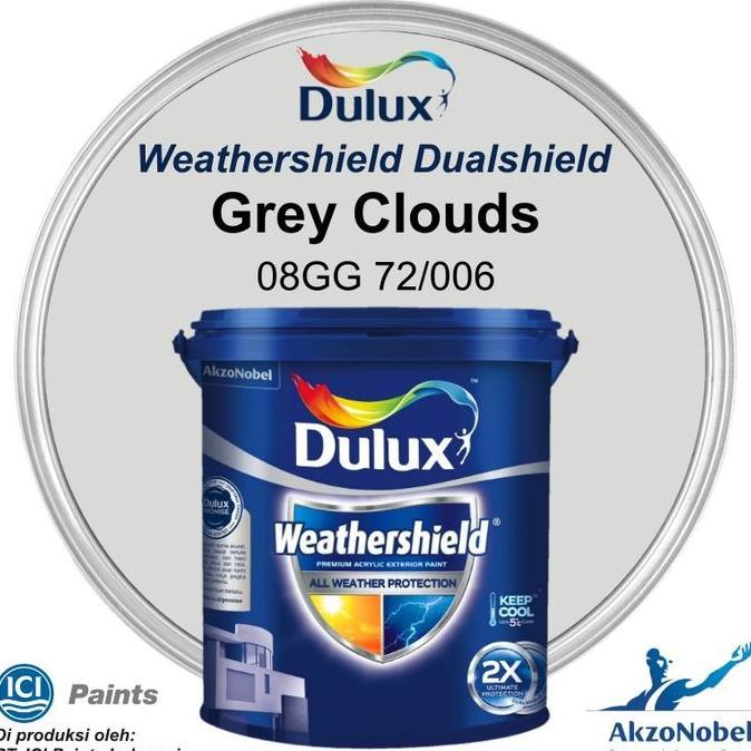 CAT DULUX WEATHERSHIELD 20 LT - GREY CLOUDS GG 72/006