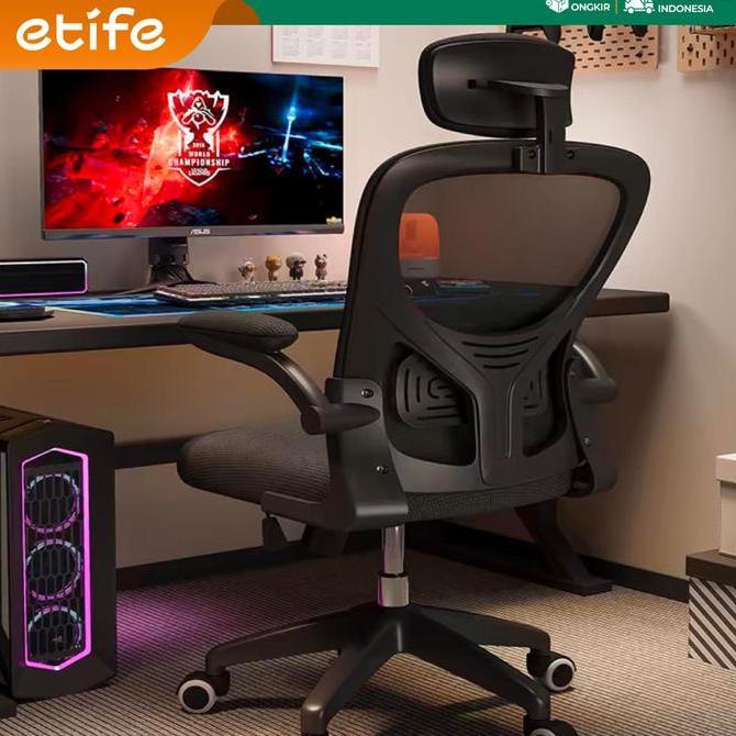 Etife Furniture Kursi Kantor Minimalis Kursi Kerja Kursi Komputer Kursi Putar Furniture