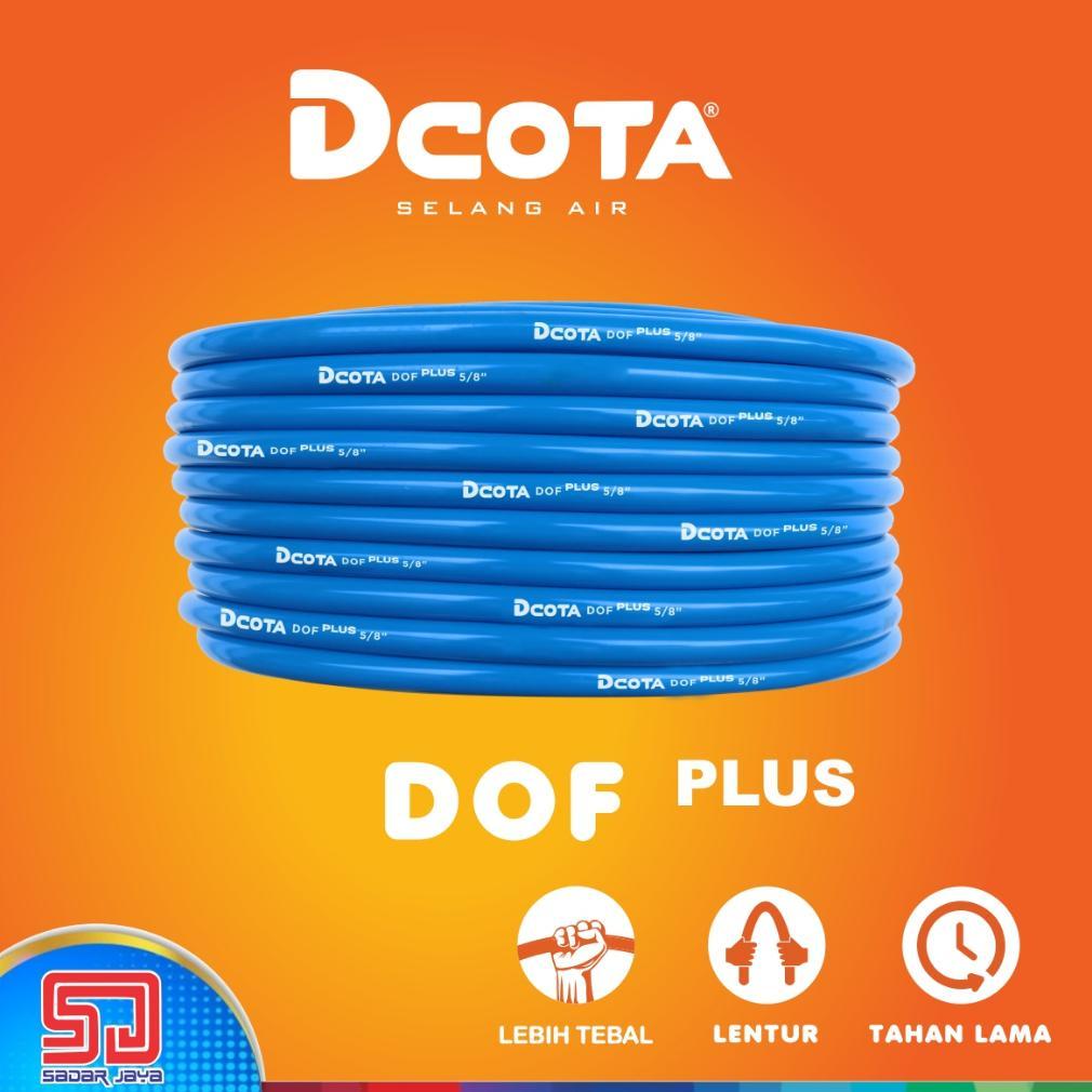 Selang Air 1/2" DCOTA Dof PLUS Biru Slang Taman Setengah Inch Flexible Lentur