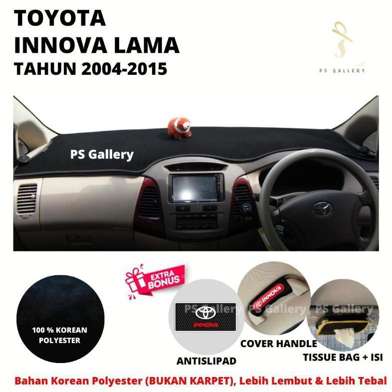 Aksesoris Premium Alas Cover Dashboard Mobil Innova Lama