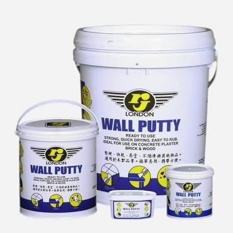 Dempul Tembok RJ Wall Putty RJ London / Plamir Kayu Putih 25kg Gosend
