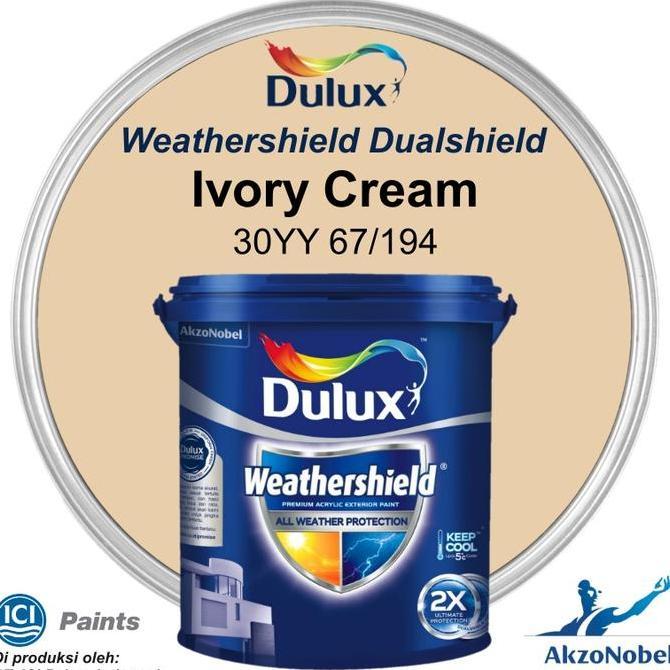 CAT DULUX WEATHERSHIELD 2.5 LT - IVORY CREAM 30YY 67/194
