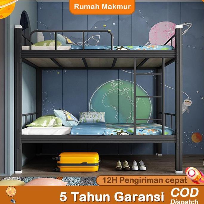 Terlaris Rm_3Tempat Tidur Anak Furniture Tidur Besi  Susun Tidur Susun Asrama  Tingkat Ranjang Tidur