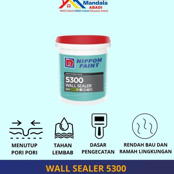 Wall Sealer Nippon 5300 Cat Dasar Nippon Anti Alkali 18Kg
