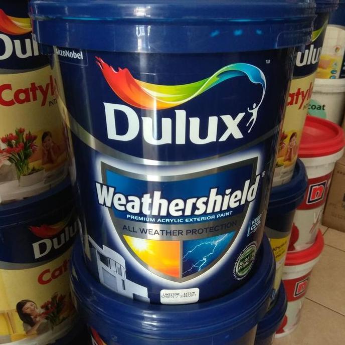 DULUX WEATHERSHIELD - LAKESTONE (20L)/Cat Tembok Exterior