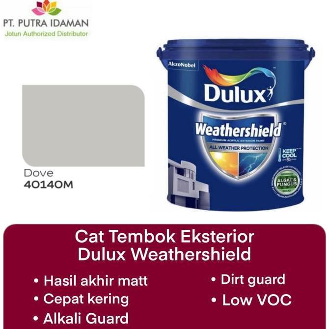 DULUX WEATHERSHIELD EXTERIOR - DOVE 20L Pail Tinting CCS