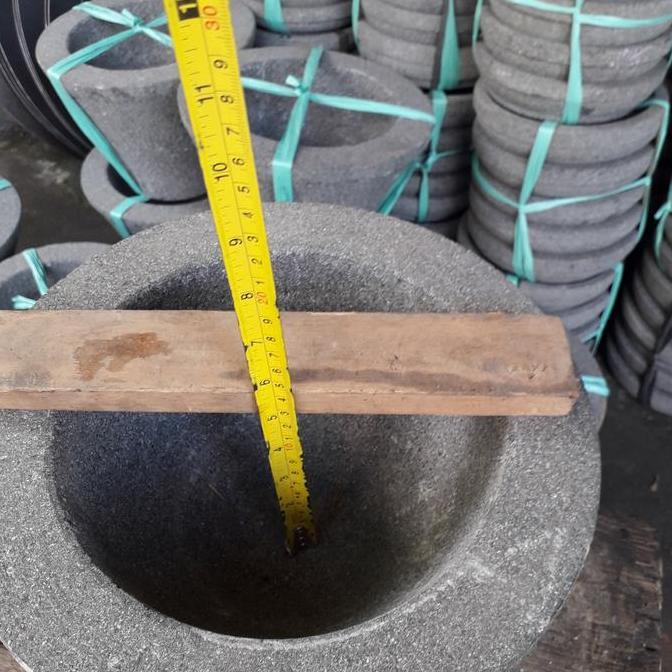 LUMPANG ASLI BATU BUBUTAN MESIN 26CM + TUMBUKAN TA