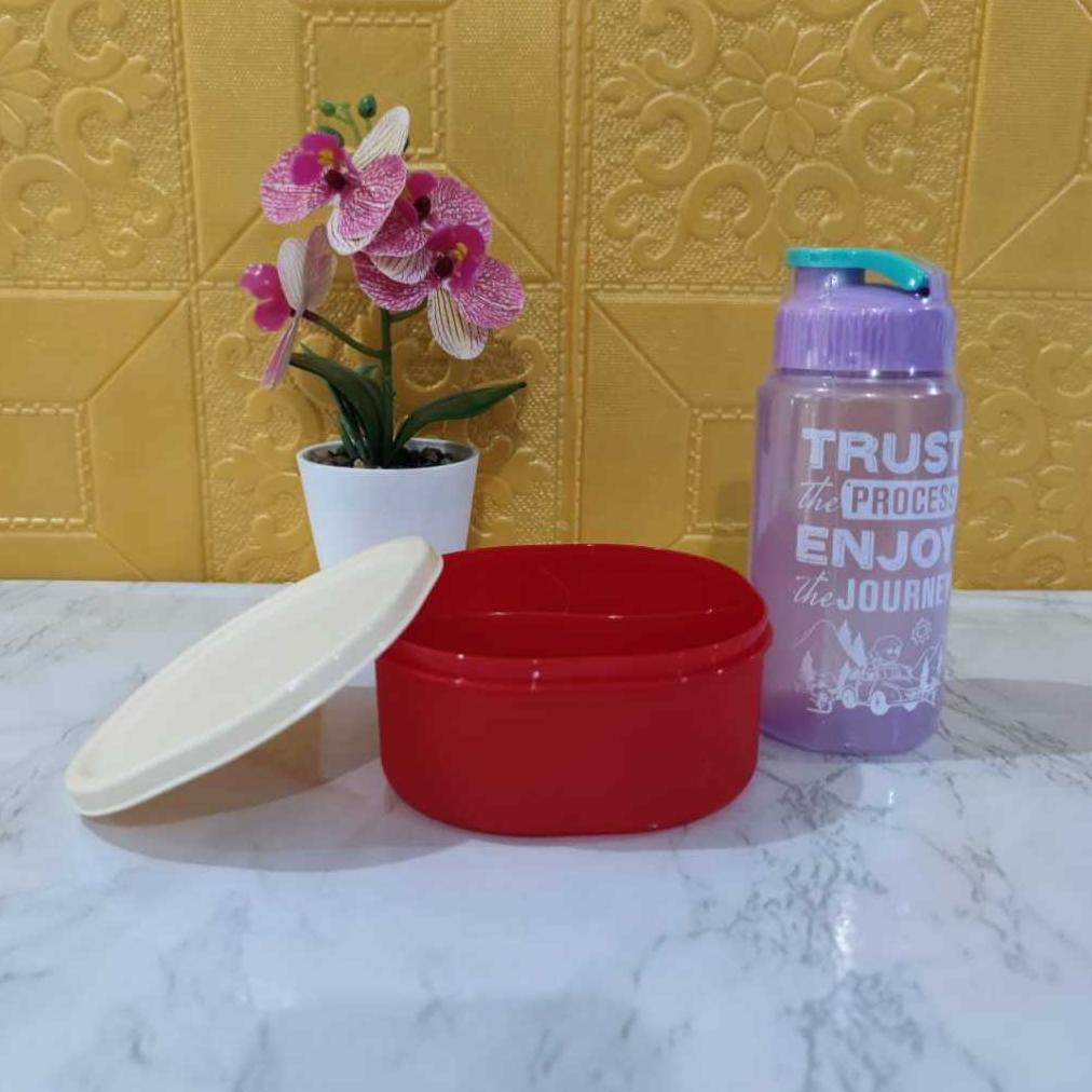 BESTPROMO Kotak Makan Mini Kecil Anak 500 ML Lunch Box Wadah Bekal Cemilan Snack Bayi Lucu Tepak+BOT