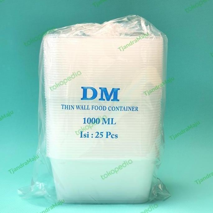 TERMURAH KOTAK MAKANAN/THINWALL DM REC 1000ML/1000 ML