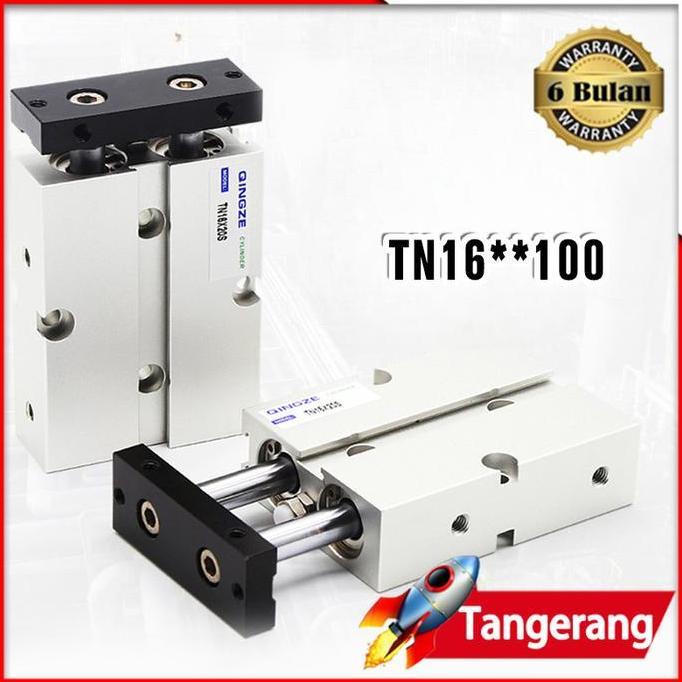 KIAMU Cylinder Double Acting Double Rod Pneumatic TN16