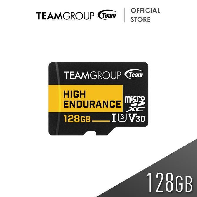 TEAMGROUP High Endurance MicroSDXC V30 U3 UHS-1 128GB No Adapter