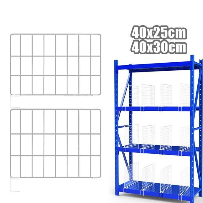 KAMLAN Sekat Rak Gondola Aksesoris Rak Gondola 40X25 40X30cm