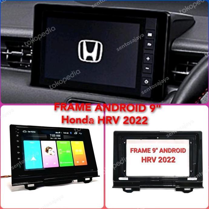 Frame Head Unit Android 9 Inch Honda HRV 2022