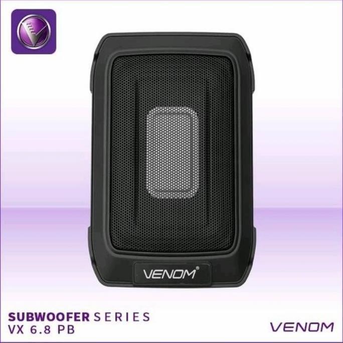Subwoofer Aktif Venom VX6.8PB VX 6.8PB Slim Kolong Jok Resmi