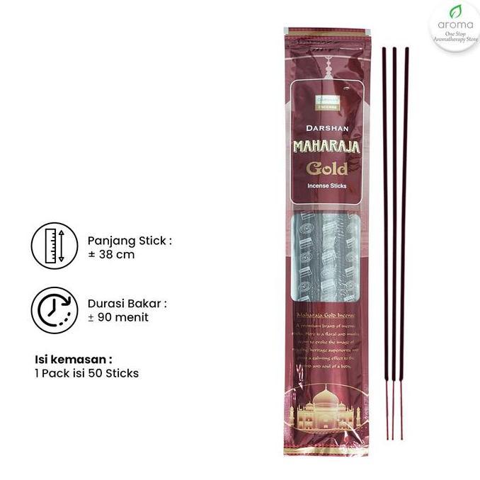 Dupa India (Aromaterapi) Red Bathi - Darshan Maharaja Gold Terlaris