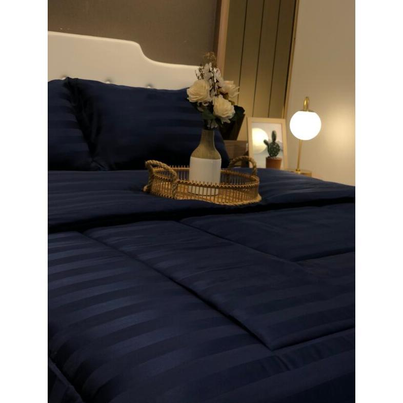 Hot Sale Bedcover Set Salur 1 Set Bed Cover Motif Salur Berbagai Macam Warna Ukuran 90X200 120X200 1