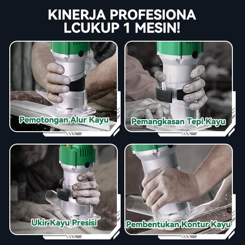 DISKON BISA COD!![SET PERKAKAS KAYU ELEKTRIK] ISKU MESIN GERGAJI MULTIFUNGSI CIRCULAR SAW 7 ''/MESIN