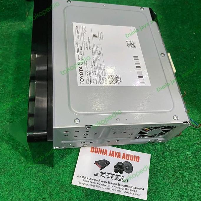 Head unit original toyota avanza veloz 2022