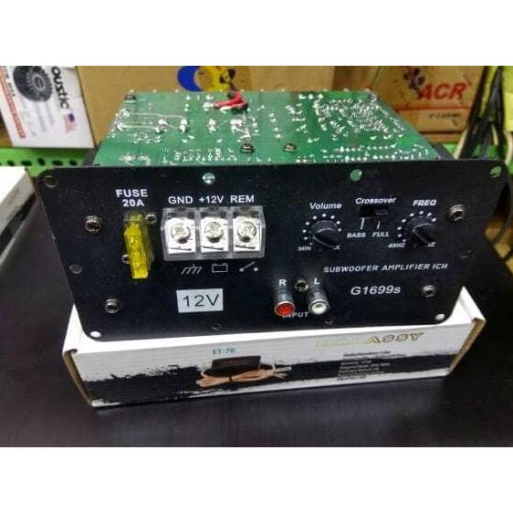 mesin aktif / kit subwoofer / mesin bastub mobil