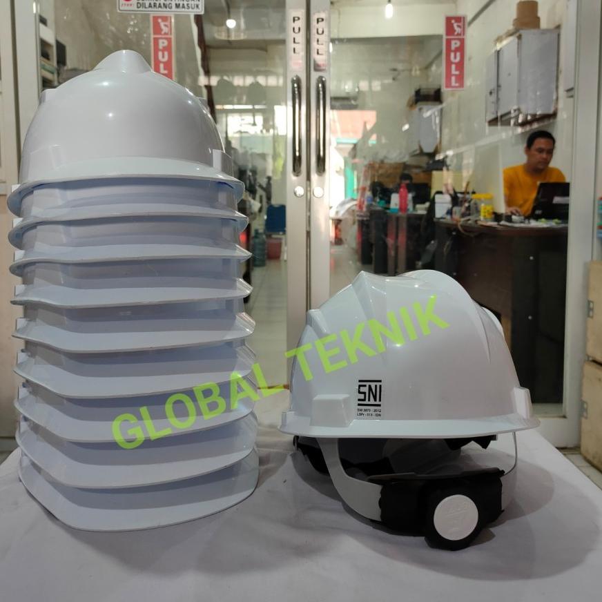 BEST SELLER HELM SAFETY FASTRACK PUTIH SNI HELM PROYEK MODEL PUTAR SNI HELM PROYEK FAST TRACK SNI HE