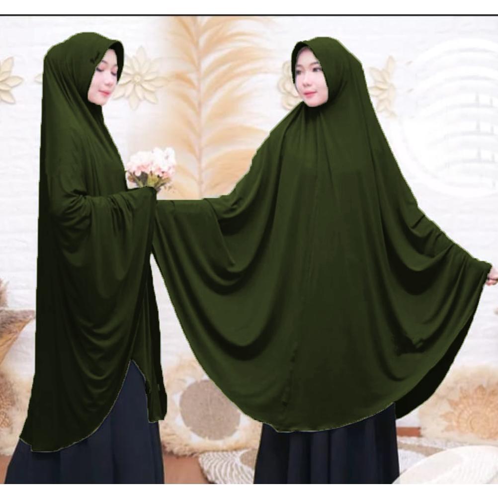MURAH Hijab khimar Jumbo syari jilbab Instan Pad Jersey Hijab Sholat XXXXL Jersey Premium KEKINIAN