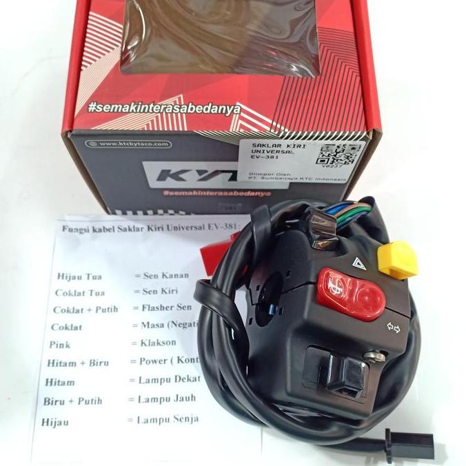 Saklar Kiri Ktc Kytaco Ev 381 Universal/ Saklar Lampu Matic Ktc Kytaco