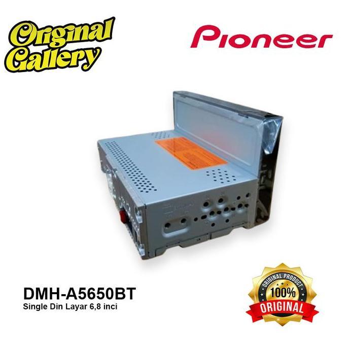 Head Unit Pioneer DMH-A5650BT Single Din Layar 6,8 inci  (Single Din)  Wireless AppleCarPlay Wireles